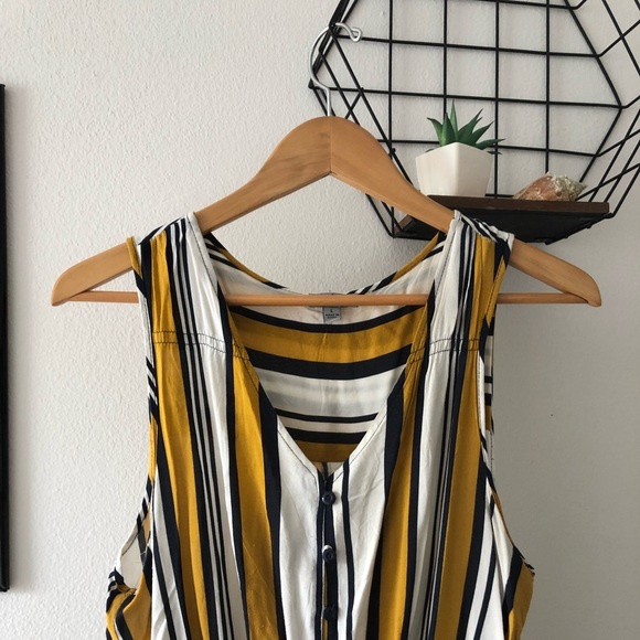 Yellow striped bodysuit - Picture 3 of 4